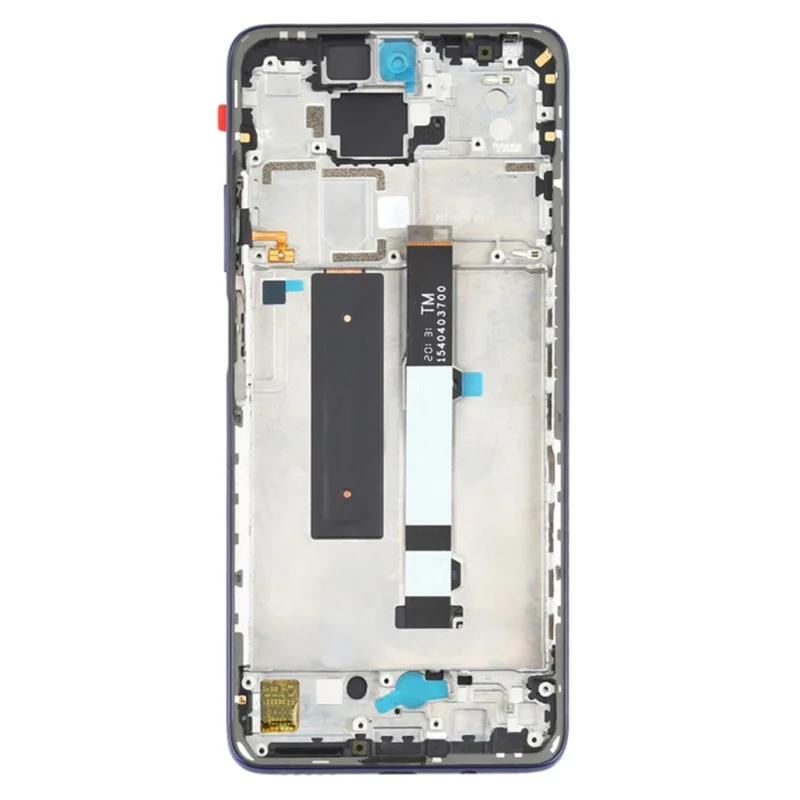 For Xiaomi Redmi Note 9 Pro 5G M2007J17C / Mi 10T Lite 5G M2007J17G Grade C LCD Screen and Digitizer Assembly + Frame Replacement Part (without Logo) - Grey