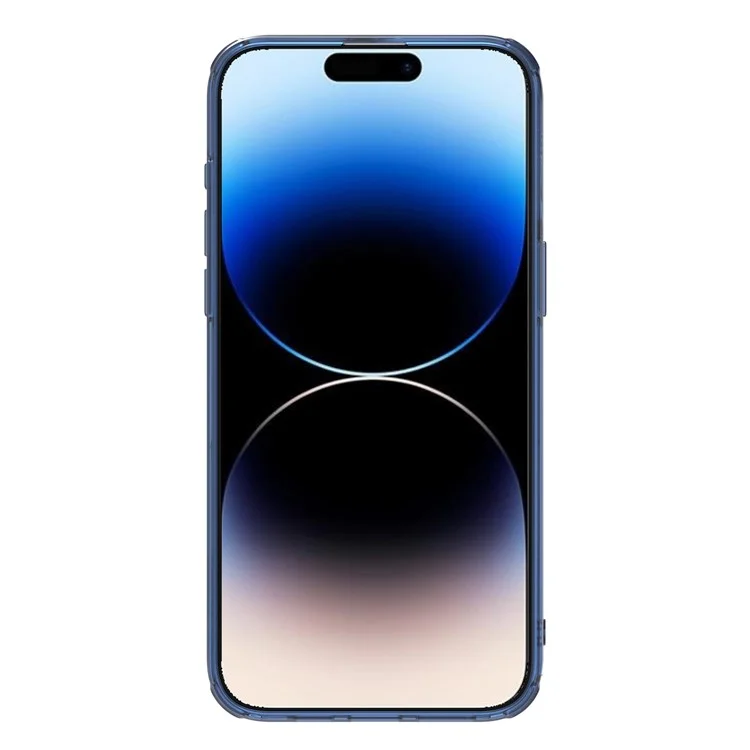NILLKIN Nature Pro Series for iPhone 15 Pro Max PC+TPU Phone Case Drop-proof Phone Back Cover - Blue