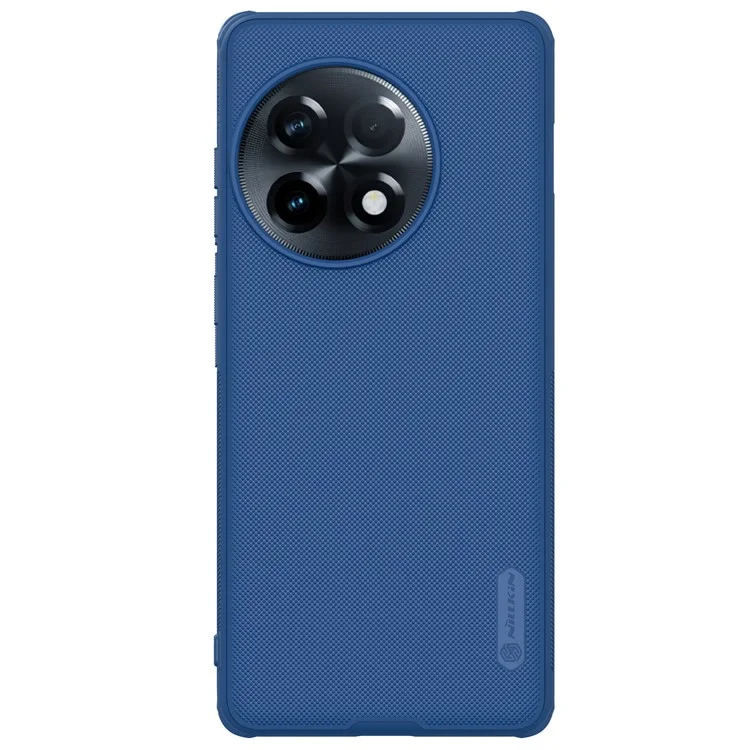 NILLKIN Super Frosted Shield Pro per OnePlus Ace 2 Pro 5G PC+TPU Case Anti-scratch Matte Phone Cover - Blu