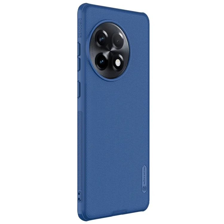 NILLKIN Super Frosted Shield Pro per OnePlus Ace 2 Pro 5G PC+TPU Case Anti-scratch Matte Phone Cover - Blu