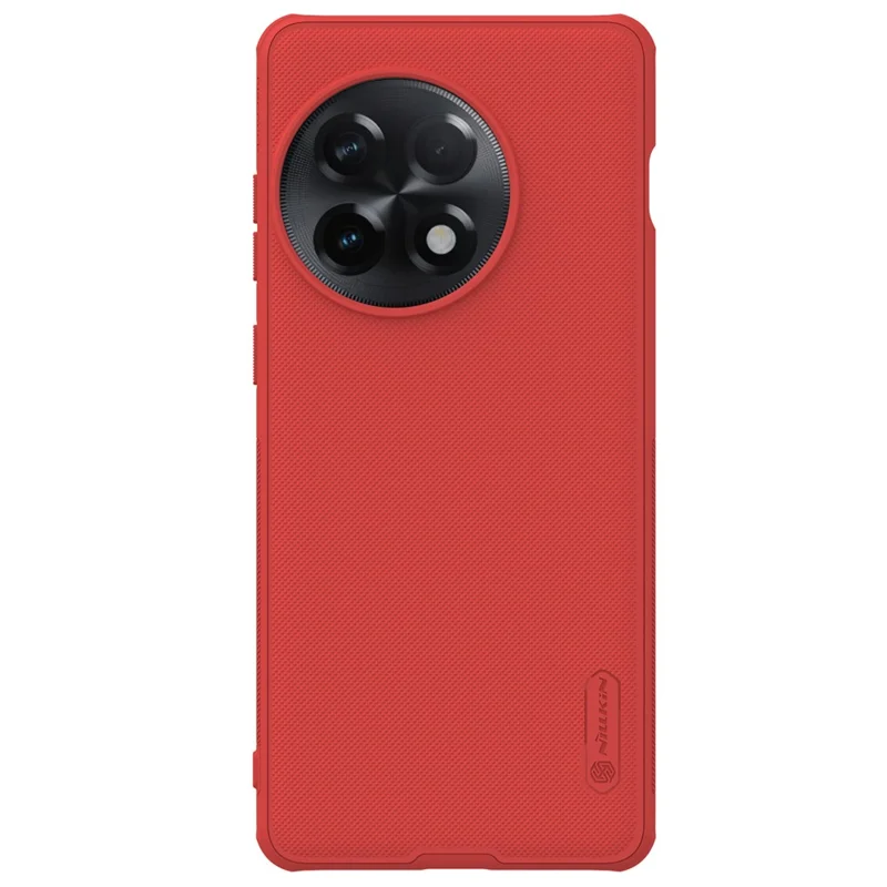 Coque NILLKIN Super Frosted Shield Pro pour OnePlus Ace 2 Pro 5G PC+TPU Anti-rayures Matte Phone Cover - Rouge