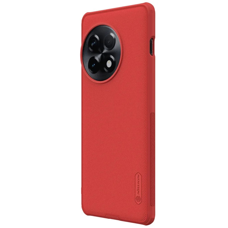 Coque NILLKIN Super Frosted Shield Pro pour OnePlus Ace 2 Pro 5G PC+TPU Anti-rayures Matte Phone Cover - Rouge