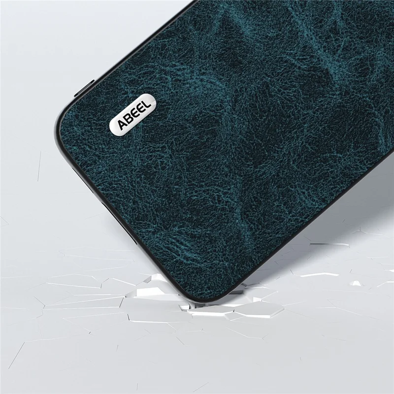 ABEEL For Sony Xperia 5 V Slim-Fit Litchi Texture Phone Case PU Leather Coated PC+TPU Protective Cover - Blue