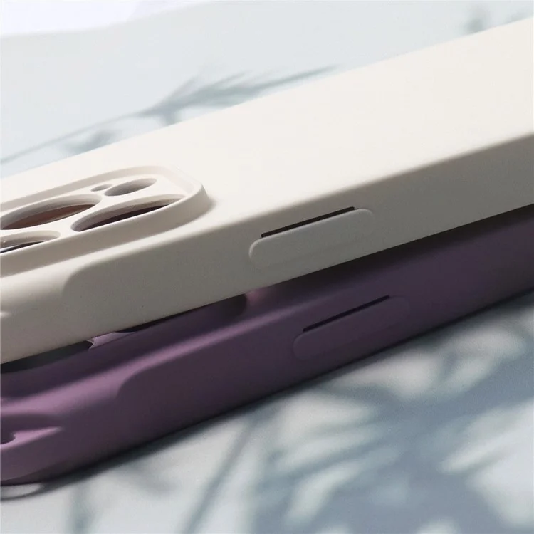 Back Cover for iPhone 15 Pro , Four Corners Drop Proof Mobile Phone TPU Case - Beige