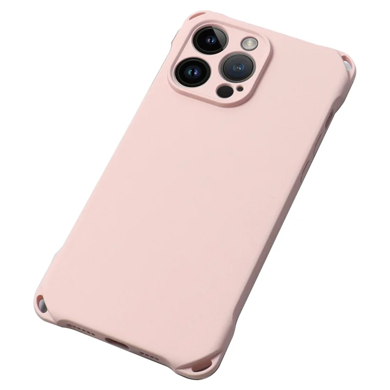 Back Cover for iPhone 15 Pro , Four Corners Drop Proof Mobile Phone TPU Case - Pink