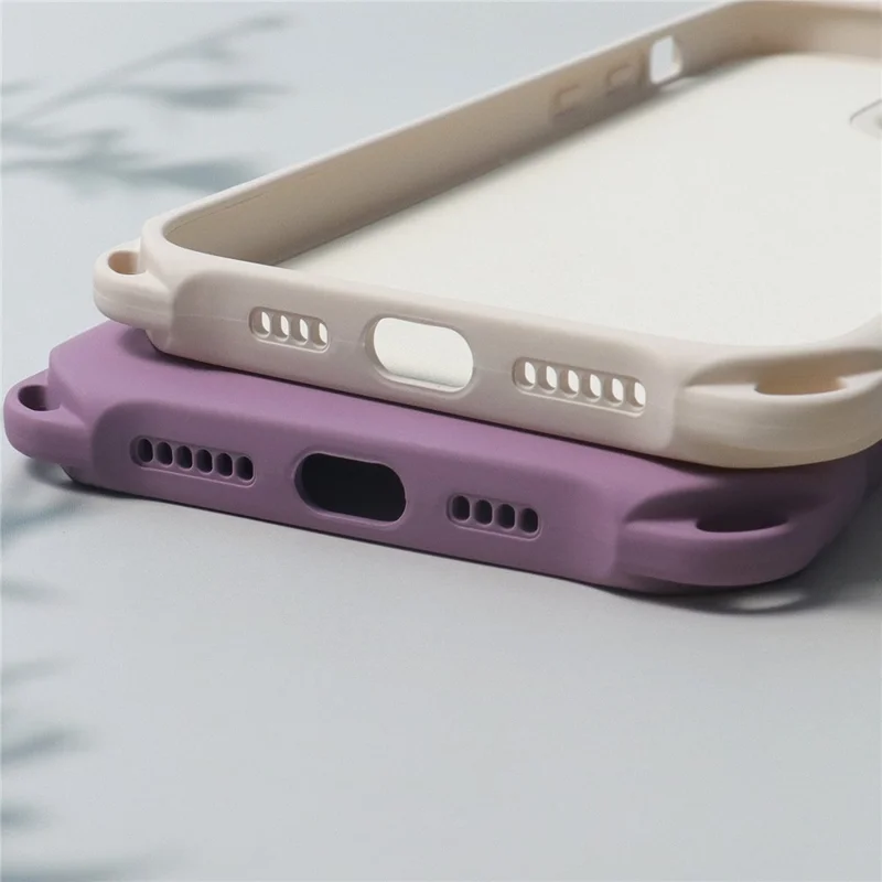 Back Cover for iPhone 15 Pro , Four Corners Drop Proof Mobile Phone TPU Case - Pink