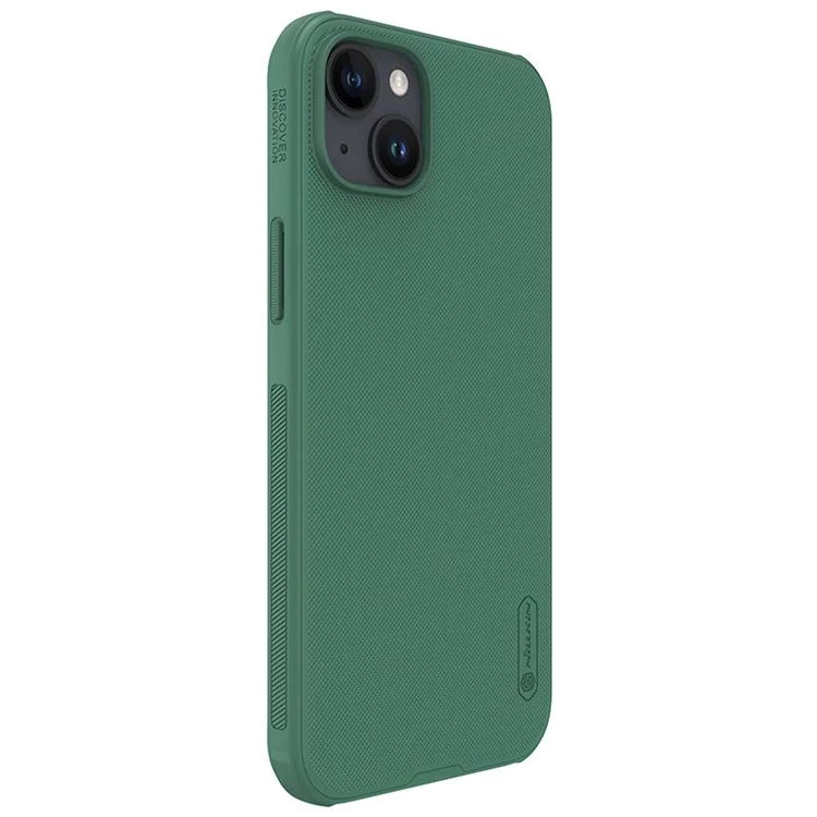 NILLKIN Super Frosted Shield Pro for iPhone 15 Plus Phone Case PC+TPU Anti-drop Matte Phone Cover - Green