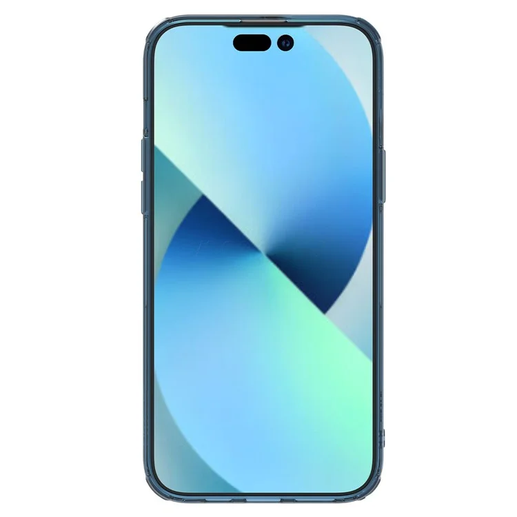 NILLKIN Nature Pro Series PC+TPU Case for iPhone 15 Anti-drop Protective Phone Cover - Blue