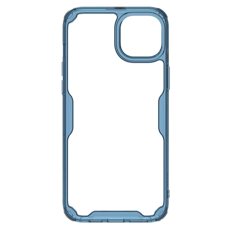 NILLKIN Nature Pro Series PC+TPU Case for iPhone 15 Anti-drop Protective Phone Cover - Blue