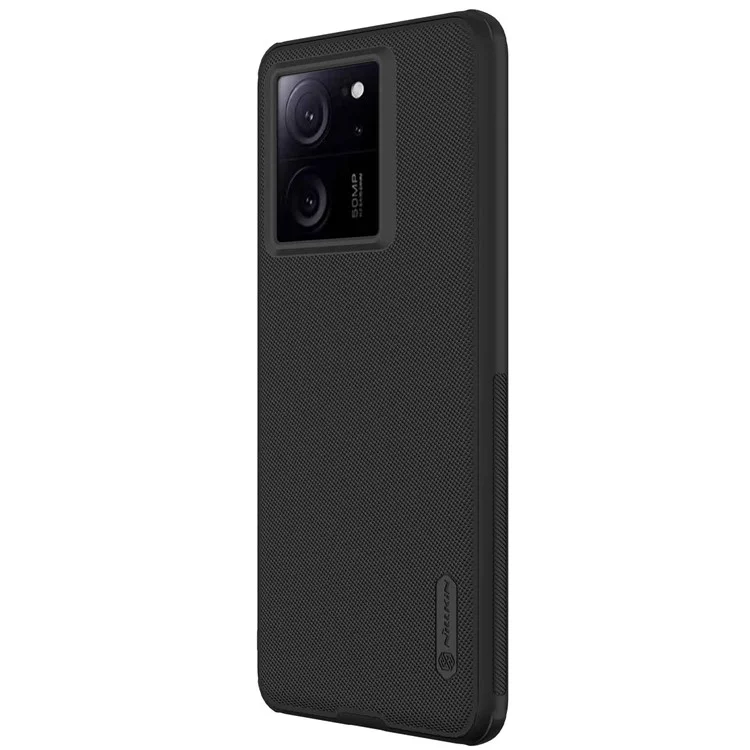 NILLKIN Super Frosted Shield Pro для Xiaomi Redmi K60 Ultra / 13T / 13T Pro Чехол для телефона PC+TPU Матовая защитная крышка для телефона - Черный