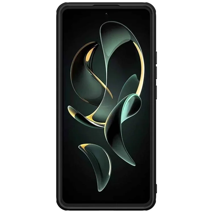 NILLKIN Super Frosted Shield Pro для Xiaomi Redmi K60 Ultra / 13T / 13T Pro Чехол для телефона PC+TPU Матовая защитная крышка для телефона - Черный
