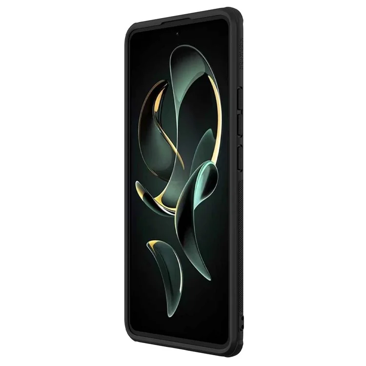 NILLKIN Super Frosted Shield Pro для Xiaomi Redmi K60 Ultra / 13T / 13T Pro Чехол для телефона PC+TPU Матовая защитная крышка для телефона - Черный
