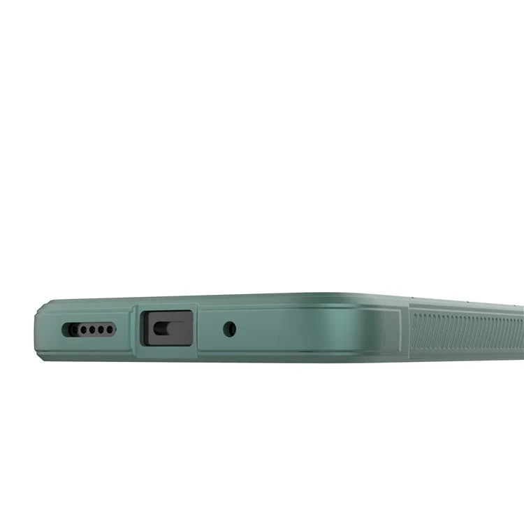 Para Xiaomi Redmi 12 5G (Global) / Poco M6 Pro 5G Capa Rígida de TPU Proteção Contra Quedas - Verde