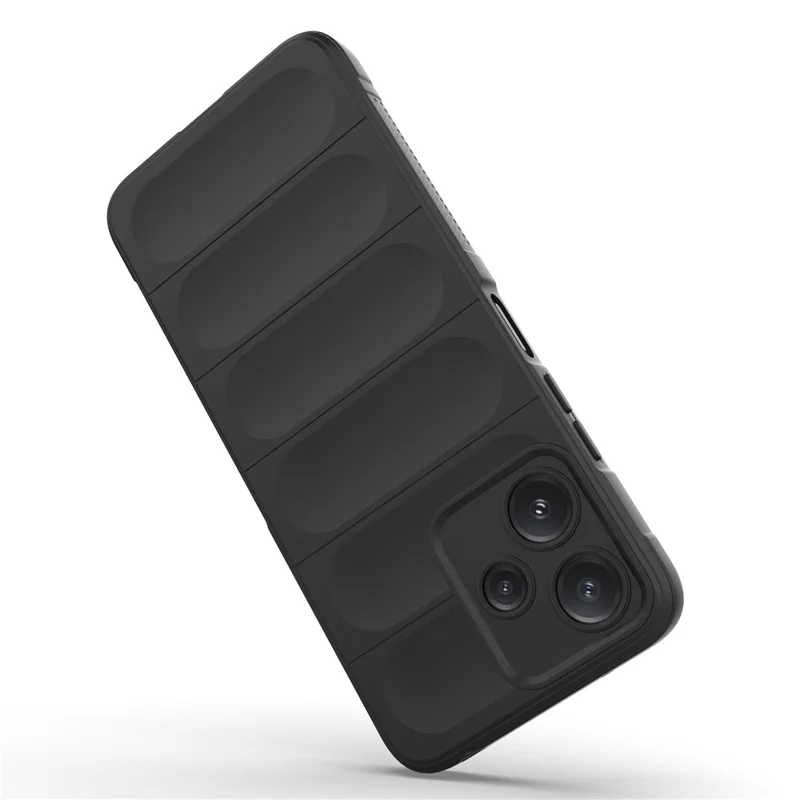 For Xiaomi Redmi 12 5G (Global) / Poco M6 Pro 5G Rugged TPU Cover Drop Protection Phone Case - Dark Blue
