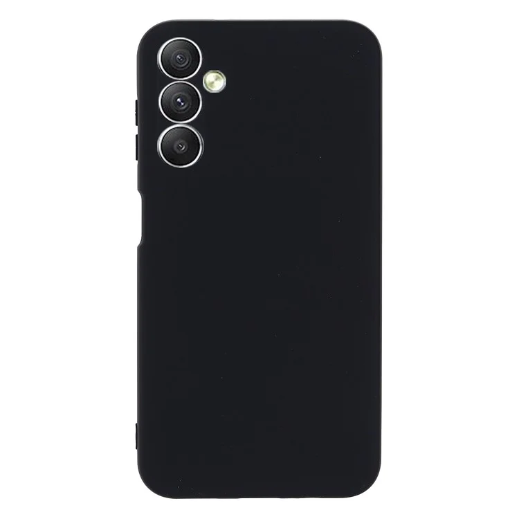 Жидкий силиконовый чехол для телефона Samsung Galaxy F34 5G / M34 5G, мягкая подкладка, ударопрочный чехол для телефона - черный