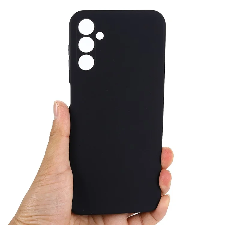 Жидкий силиконовый чехол для телефона Samsung Galaxy F34 5G / M34 5G, мягкая подкладка, ударопрочный чехол для телефона - черный