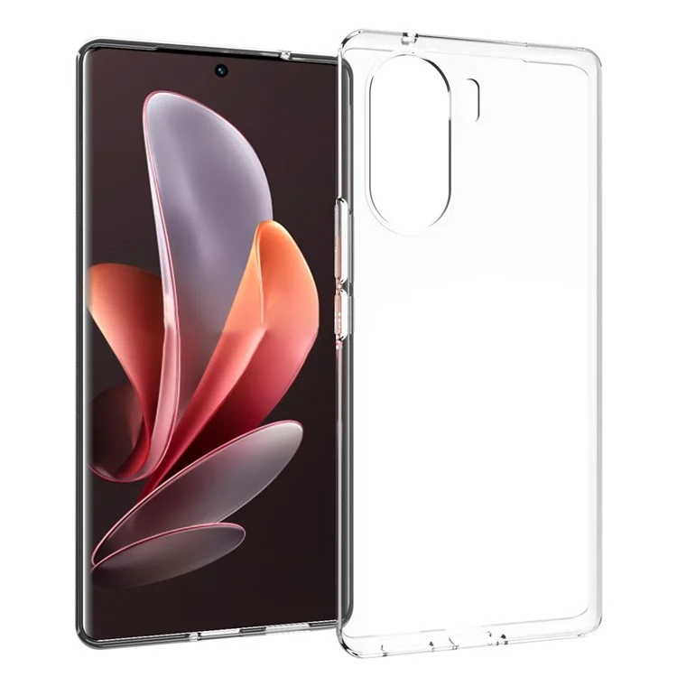 Pour vivo V29e (Inde) 5G Clear TPU Coque de téléphone Ultra Fine Transparent Coque de téléphone Shell (Grand trou d'objectif arrière)
