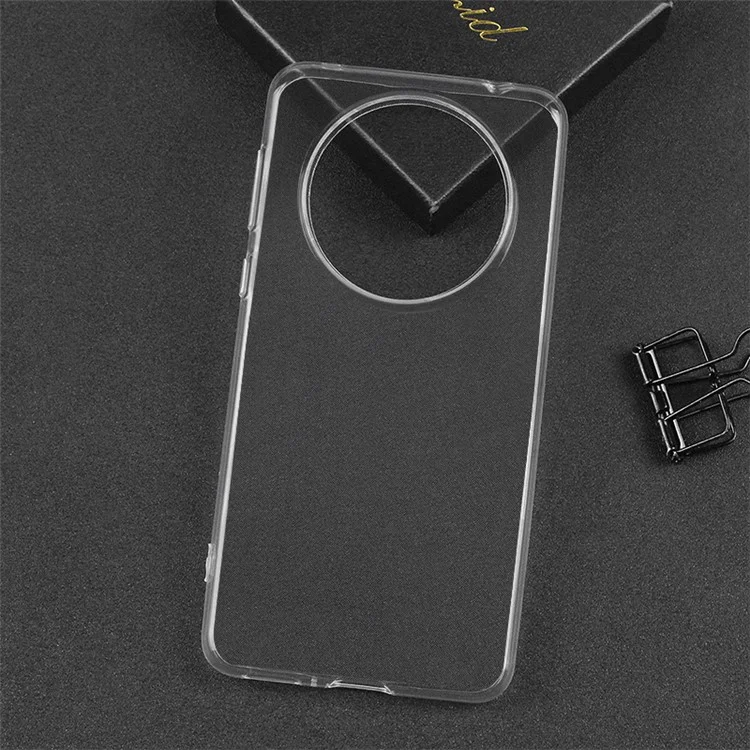 For Huawei Mate 60 Pro Super Thin TPU Phone Shell Transparent Phone Case Cover (Big Rear Lens Hole)