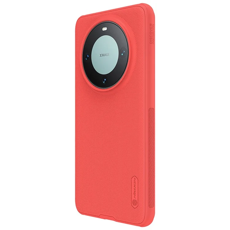 NILLKIN Super Frosted Shield Pro Phone Case for Huawei Mate 60 Pro Matte PC+TPU Phone Back Cover - Red