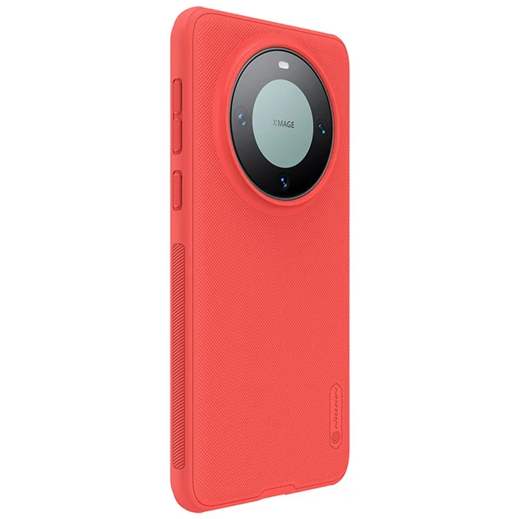 NILLKIN Super Frosted Shield Pro Phone Case for Huawei Mate 60 Pro Matte PC+TPU Phone Back Cover - Red