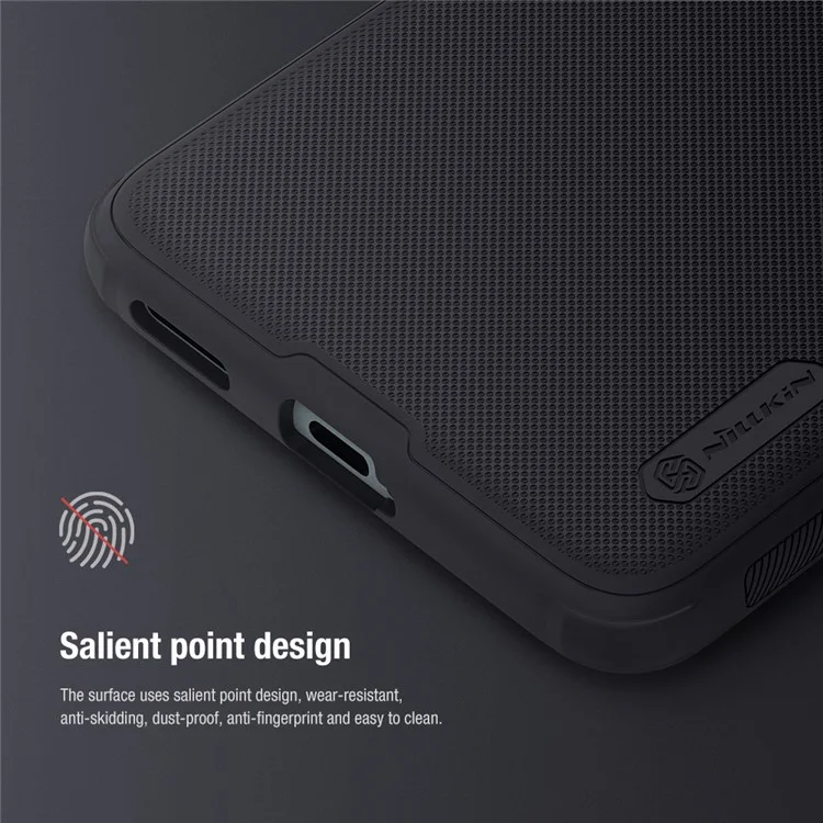 NILLKIN Super Frosted Shield Pro Phone Case for Huawei Mate 60 Pro Matte PC+TPU Phone Back Cover - Red