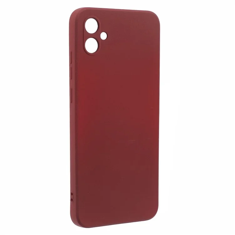Funda de Teléfono TPU para Samsung Galaxy M04 4G / F04 4G / A04e 4G - Rojo Vino