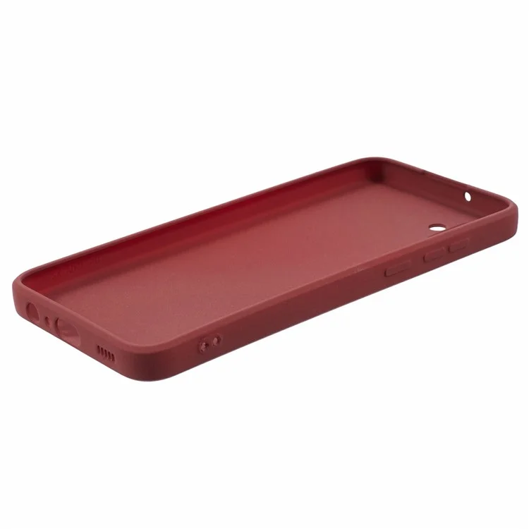 Funda de Teléfono TPU para Samsung Galaxy M04 4G / F04 4G / A04e 4G - Rojo Vino