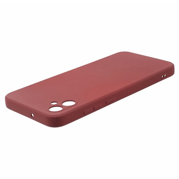 Funda de Teléfono TPU para Samsung Galaxy M04 4G / F04 4G / A04e 4G - Rojo Vino
