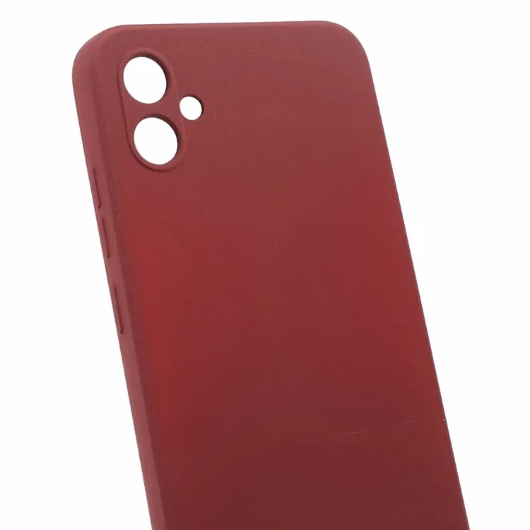Funda de Teléfono TPU para Samsung Galaxy M04 4G / F04 4G / A04e 4G - Rojo Vino