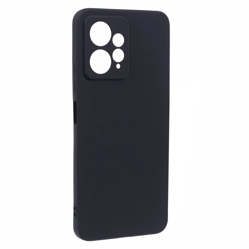 Per Xiaomi Redmi Note 12 4G TPU Phone Case Custodia retro opaca a doppia faccia anti-graffio - Nero