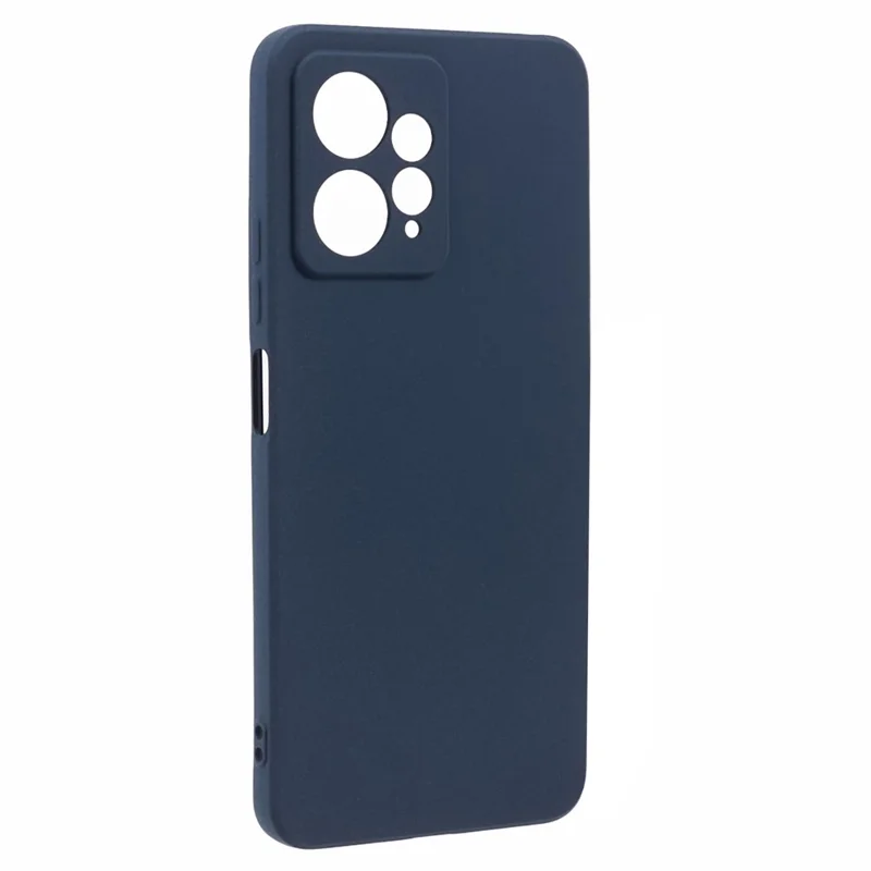 For Xiaomi Redmi Note 12 4G TPU Phone Case Double-Sided Matte Anti-scratch Back Cover - Navy Blue