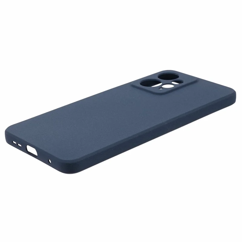 For Xiaomi Redmi Note 12 4G TPU Phone Case Double-Sided Matte Anti-scratch Back Cover - Navy Blue