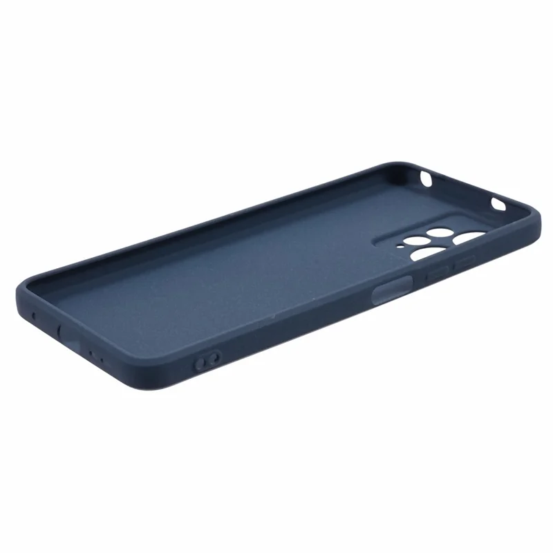 For Xiaomi Redmi Note 12 4G TPU Phone Case Double-Sided Matte Anti-scratch Back Cover - Navy Blue