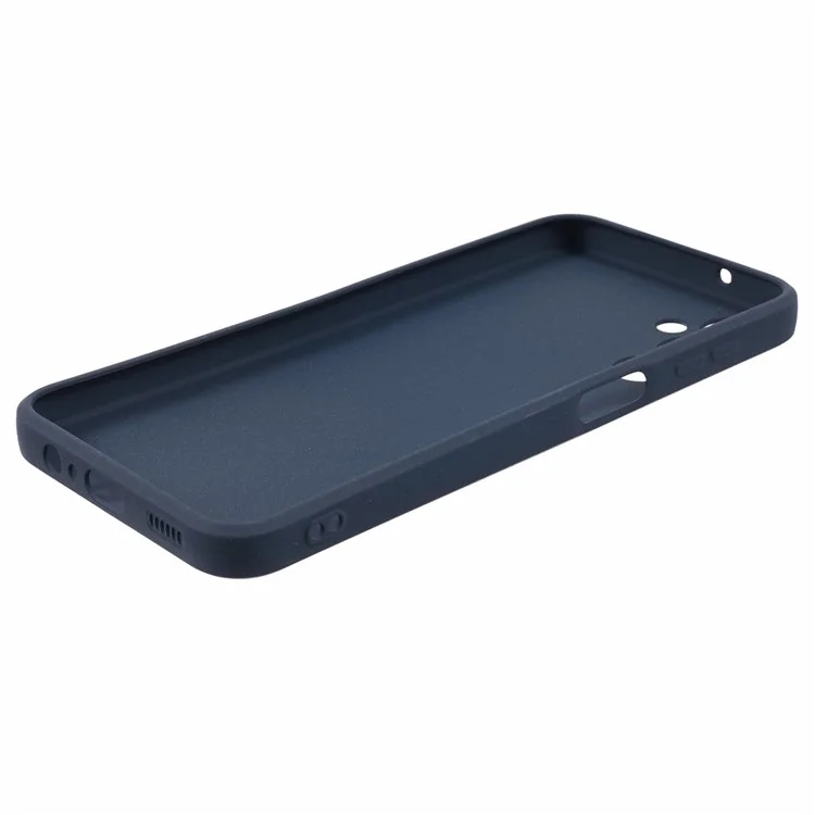 Double-Sided Matte TPU Cover for Samsung Galaxy M14 5G , Anti-scratch Cell Phone Case - Navy Blue