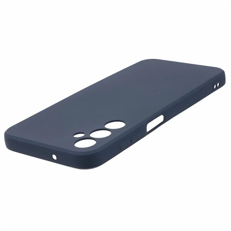 Double-Sided Matte TPU Cover for Samsung Galaxy M14 5G , Anti-scratch Cell Phone Case - Navy Blue