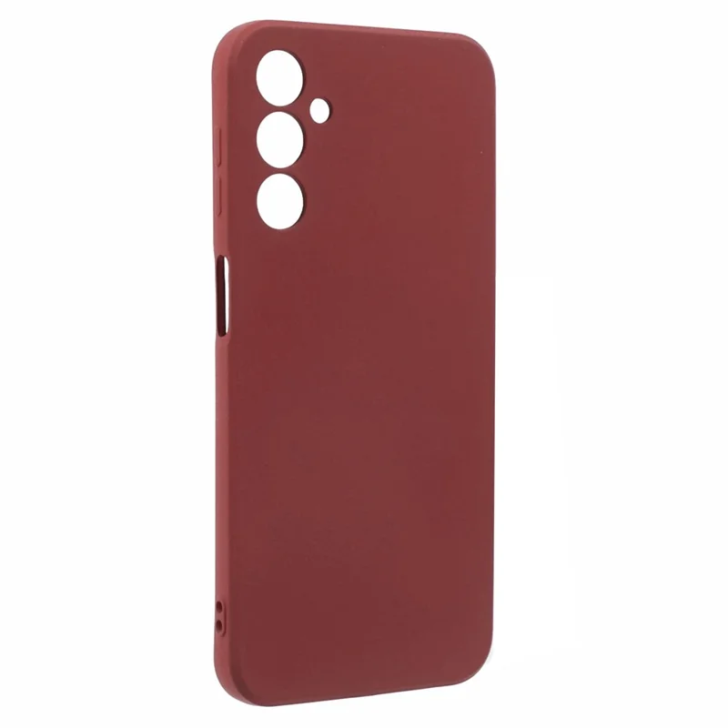 For Samsung Galaxy A24 4G (162.1 x 77.6 x 8.3mm) Double-Sided Matte Phone Case Anti-scratch TPU Cover - Wine Red