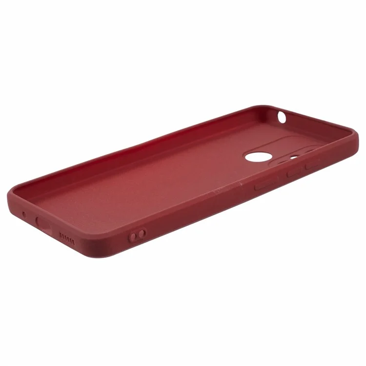 TPU Case for Xiaomi Redmi 12C 4G / Redmi 11A 4G / Poco C55 4G Double-Sided Matte Phone Back Cover - Wine Red