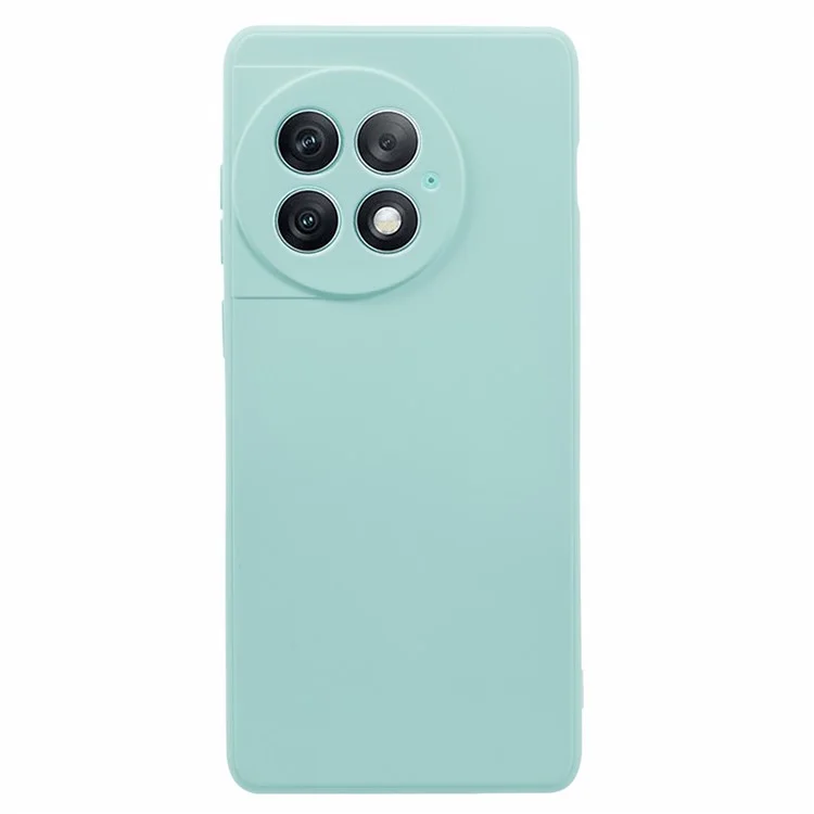 Para OnePlus Ace 2 Pro 5G, funda trasera de TPU con revestimiento de fibra antiarañazos, cubierta de teléfono - Azul bebé