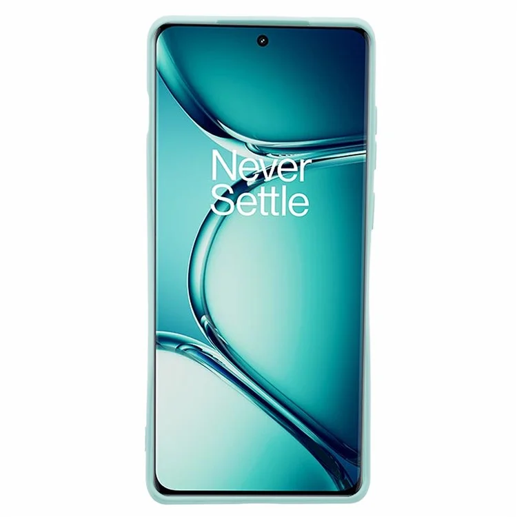 Para OnePlus Ace 2 Pro 5G, funda trasera de TPU con revestimiento de fibra antiarañazos, cubierta de teléfono - Azul bebé