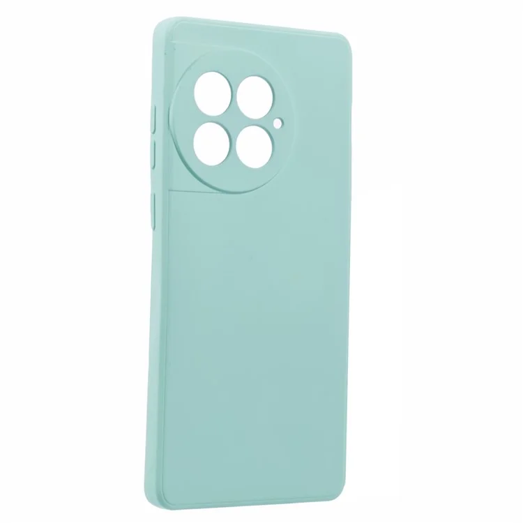 Para OnePlus Ace 2 Pro 5G, funda trasera de TPU con revestimiento de fibra antiarañazos, cubierta de teléfono - Azul bebé