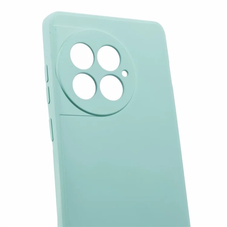 Para OnePlus Ace 2 Pro 5G, funda trasera de TPU con revestimiento de fibra antiarañazos, cubierta de teléfono - Azul bebé