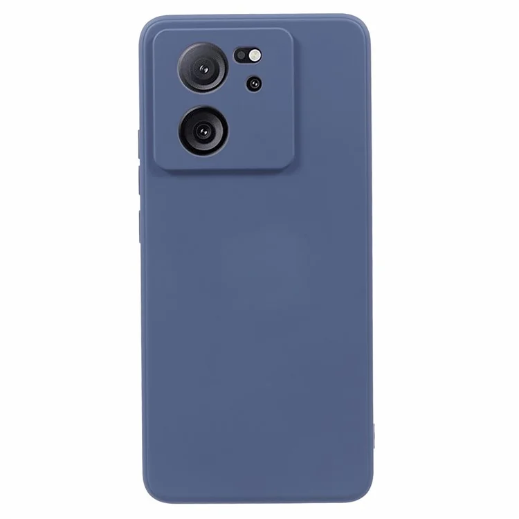 Резиновый TPU чехол для телефона Xiaomi Redmi K60 Ultra / 13T / 13T Pro, чехол для телефона с мягкой подкладкой, устойчивый к царапинам - Лавандово-серый