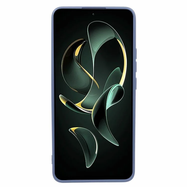 Резиновый TPU чехол для телефона Xiaomi Redmi K60 Ultra / 13T / 13T Pro, чехол для телефона с мягкой подкладкой, устойчивый к царапинам - Лавандово-серый