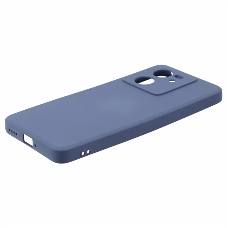 Резиновый TPU чехол для телефона Xiaomi Redmi K60 Ultra / 13T / 13T Pro, чехол для телефона с мягкой подкладкой, устойчивый к царапинам - Лавандово-серый
