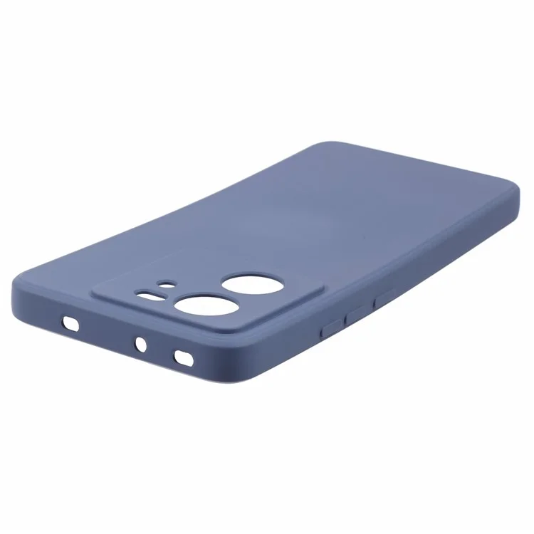 Резиновый TPU чехол для телефона Xiaomi Redmi K60 Ultra / 13T / 13T Pro, чехол для телефона с мягкой подкладкой, устойчивый к царапинам - Лавандово-серый