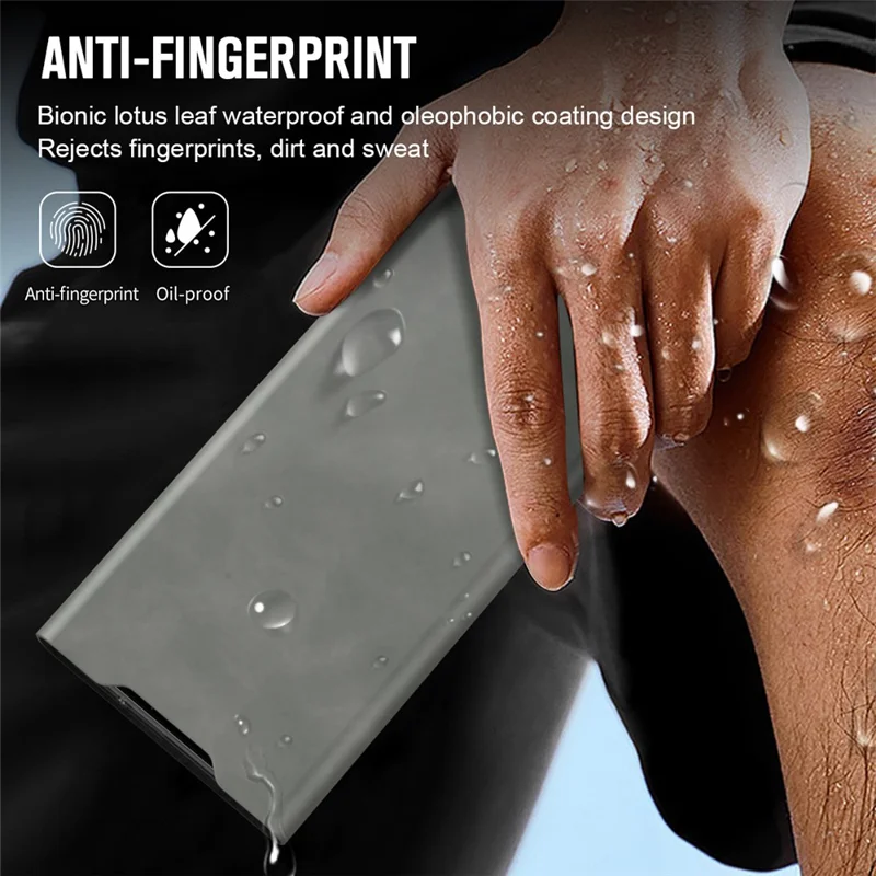 For Samsung Galaxy S22 Ultra 5G Card Holder Stand Case Nappa Texture PU Leather + PC Phone Cover - Grey