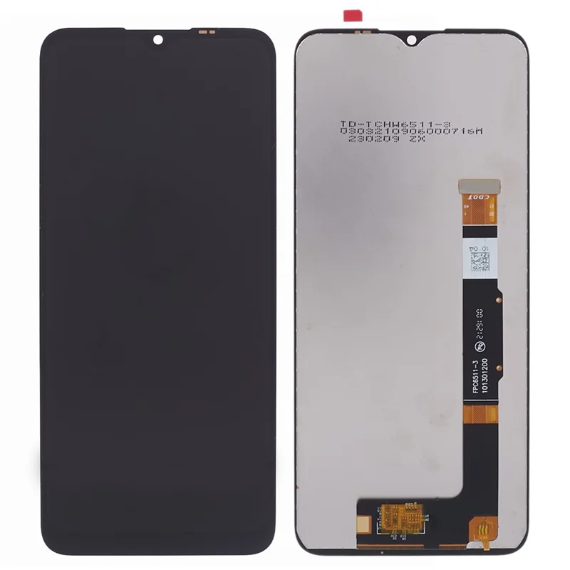 Część naprawcza ekranu LCD i zestawu digitizera marki OEM klasy S do TCL 4X 5G (bez logotypu)