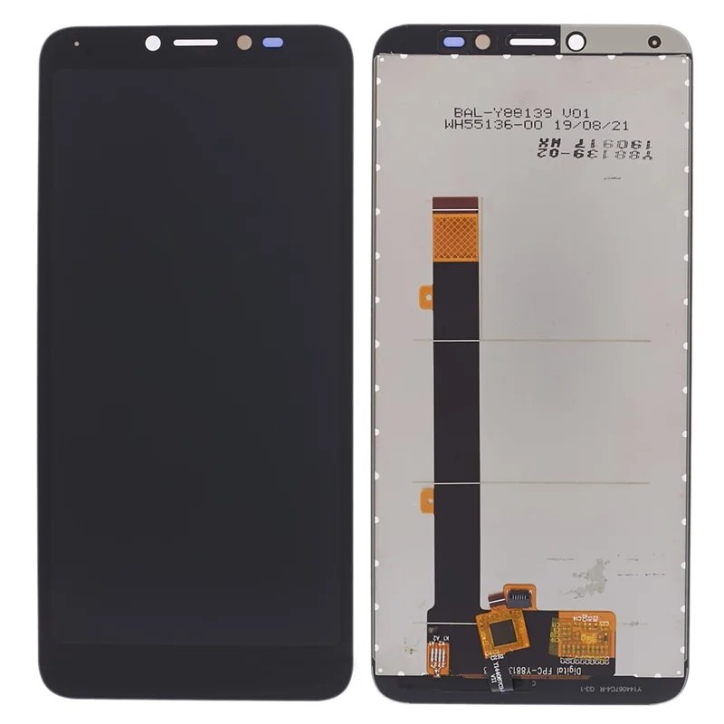 Część naprawcza ekranu LCD i zestawu digitizera marki OEM klasy S do TCL L9+ (bez logotypu)