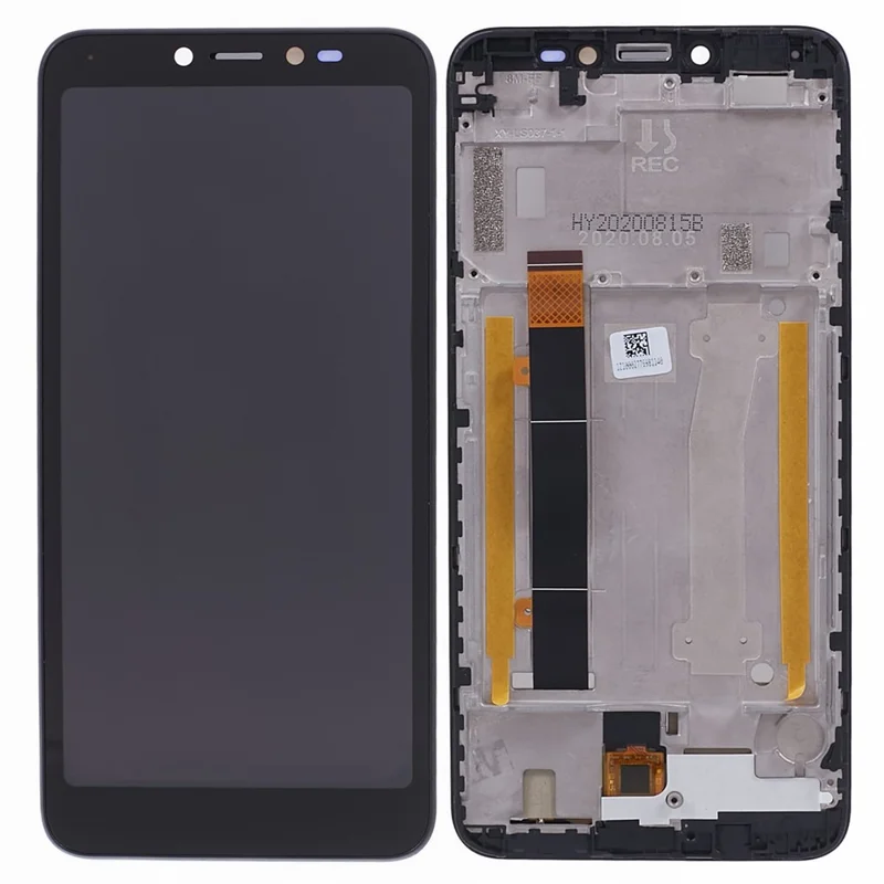 För TCL L9+ Grade S LCD-skärm och digitizerkomponent + rambyte (utan logotyp)