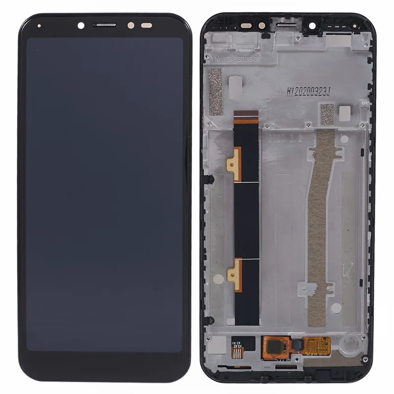For TCL L10 Grade B LCD Screen and Digitizer Assembly + Frame Replacement Part (without Logo)